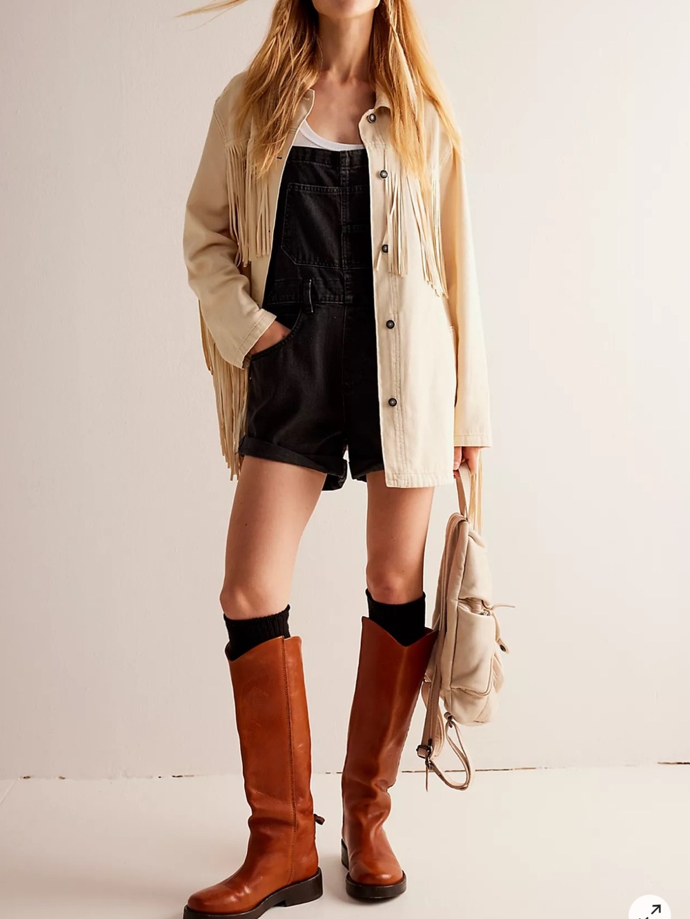 We the free Ziggy Shortalls khaki size S